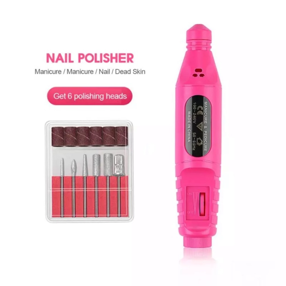 Manicure Electric Nail File Pink - Picture 9 of 9
